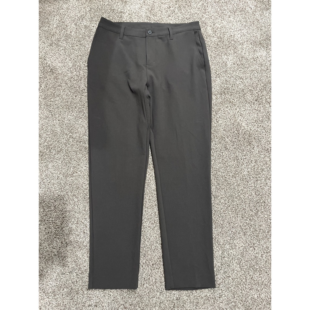 BYLT Everyday Pant Mens 34 Charcoal Grey Performance Stretch Trousers Casual